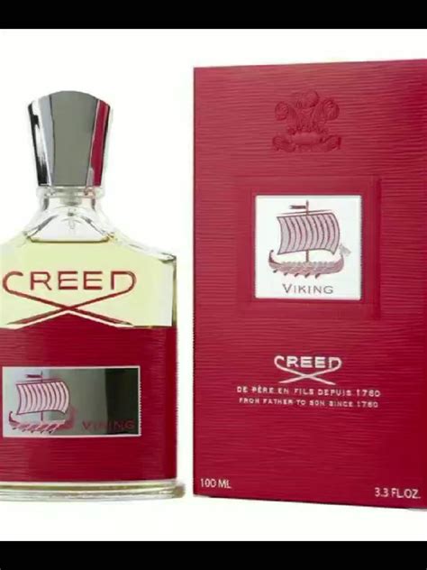 creed perfume red bottle.